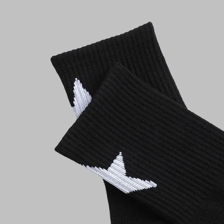 2 Pairs Men’s Socks – Black & White, Soft, Comfy, Everyday Wear.