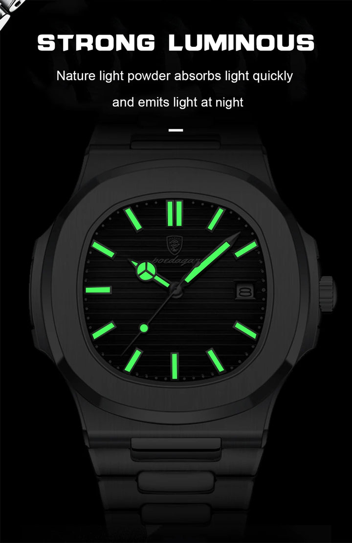 POEDAGAR Luxury Sports Watch for Men