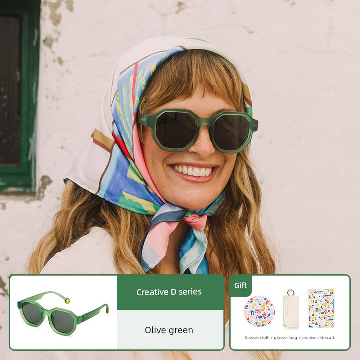 Olivioco Creative Parent-Child Eye Protection Men's and Women's Sunglasses