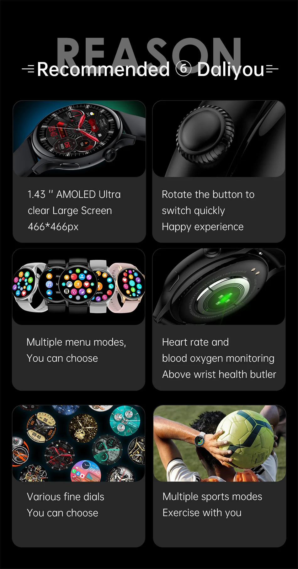 AMOLED Smartwatch for Women