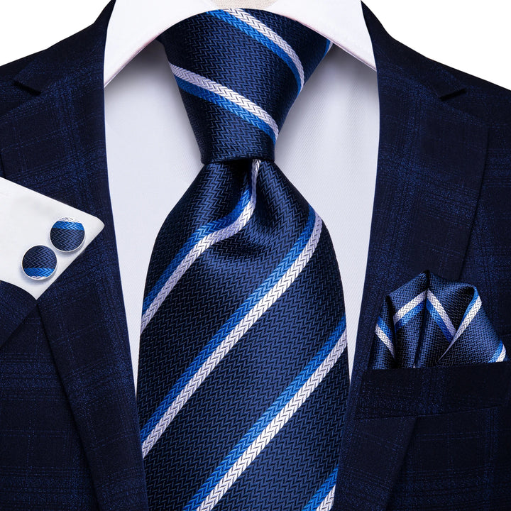 Hi-Tie 8.5cm Business Black Solid Paisley 100% Silk Men's Tie Neck Strip Ties for Men Formal Luxury Wedding Neckties Gravatas