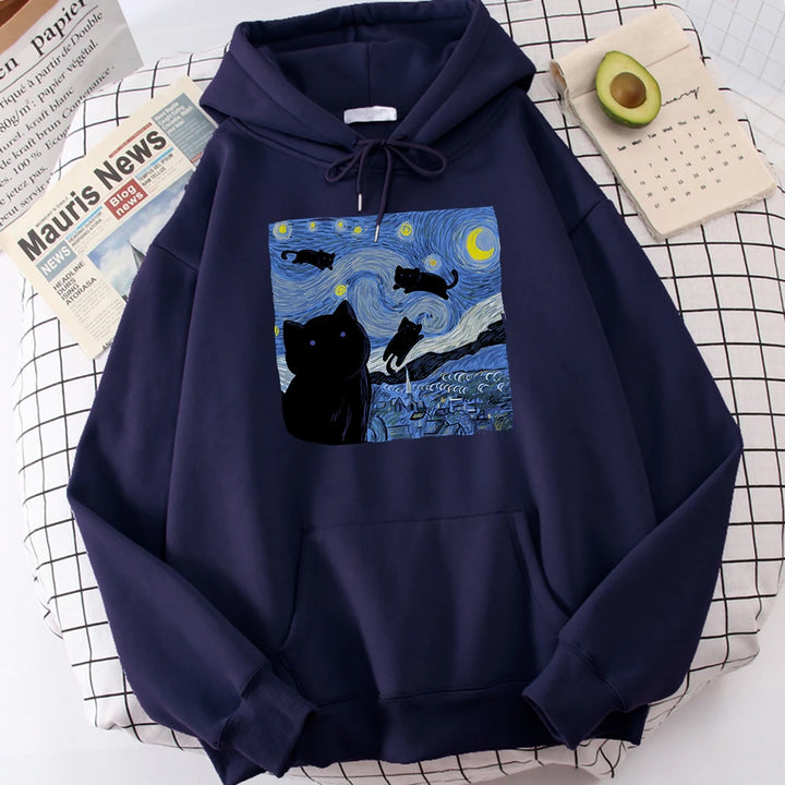 Starry Cat Hoodie