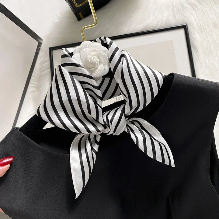 Mulberry Silk Square Scarf – Luxury Bandana & Headwrap for Women