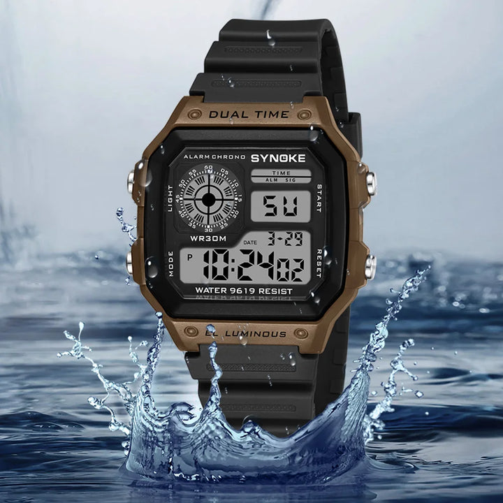Synoke LED Watch – Waterproof Multifunction for Outdoor & Running