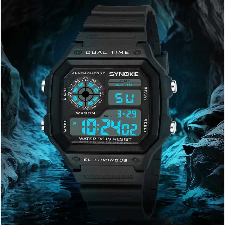 Synoke LED Watch – Waterproof Multifunction for Outdoor & Running