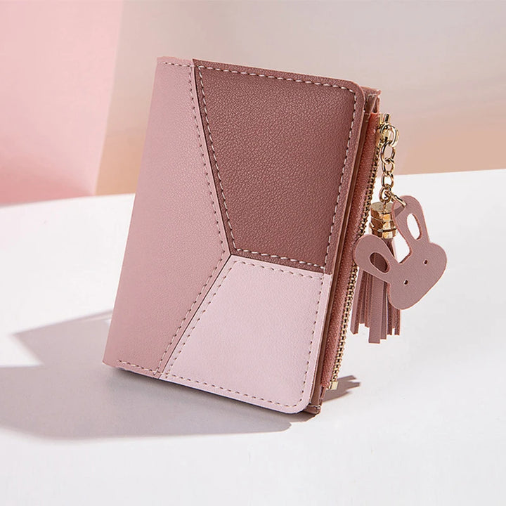 Leather Women’s Wallet – PU Foldable Coin Purse & Card Holder for Ladies