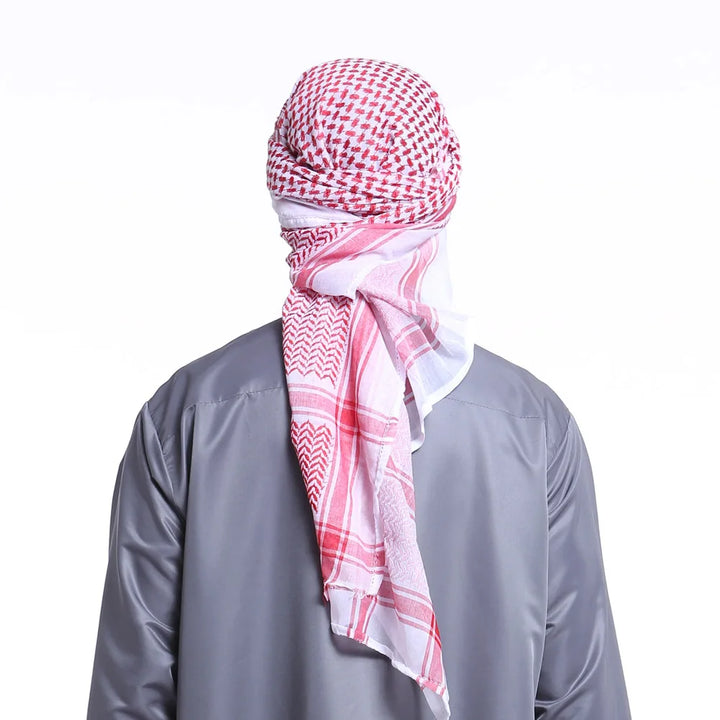 Muslim Men’s Keffiyeh – Traditional Arab Head Scarf & Hijab