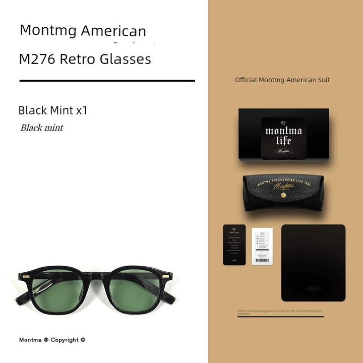 Montma American Retro Ultra-Light Driving Outdoor Glasses