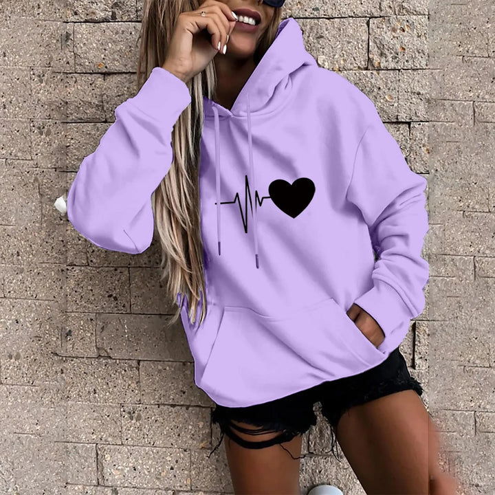 Women's Fun Print Pullover Hoodie