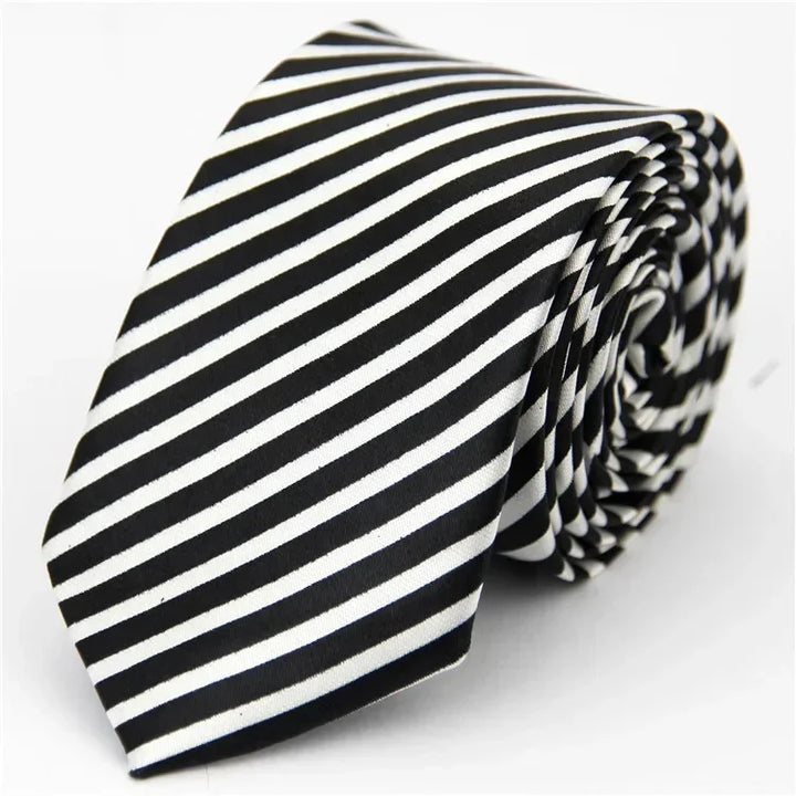 Narrow Tie for Men Women  5cm (2") Skinny Wedding Black Blue Red Pink White Purple Green Gray Piano Skull Print Slim Necktie