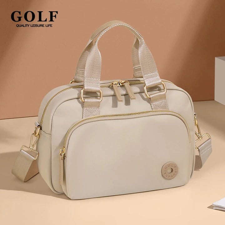 GOLF Hand Bag Ladies Women's Handbag Purse Top Handle Rectangular Bags Fashion Crossbody Shoulder Cross Bag New Nylon Anti Theft