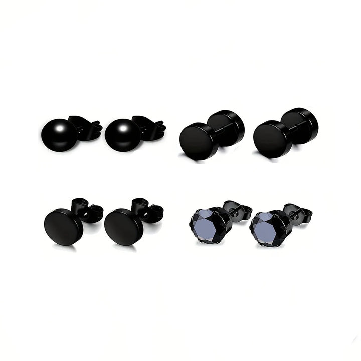EdgeFusion™ – Trendy Stainless Steel Earring Set for Every Occasion