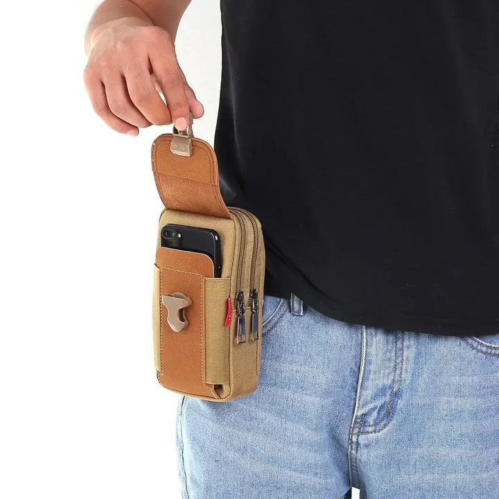 Rugged Waist Phone Bag – Unisex Tactical Belt Pack