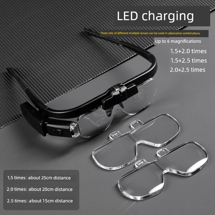 DetailScope™ – USB Rechargeable Magnifying Glass for Repairs