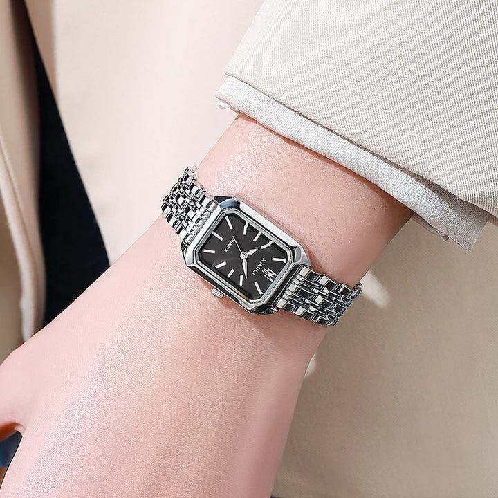 Luxury Stainless Steel Quartz Watch for Women