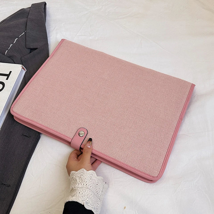 Women's Clutches Canvas Handbags High Capacity Briefcase