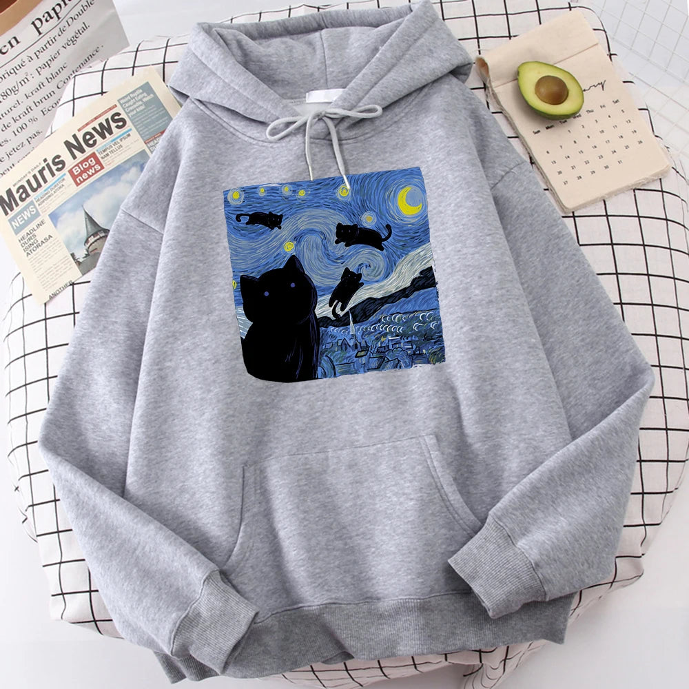 Starry Cat Hoodie