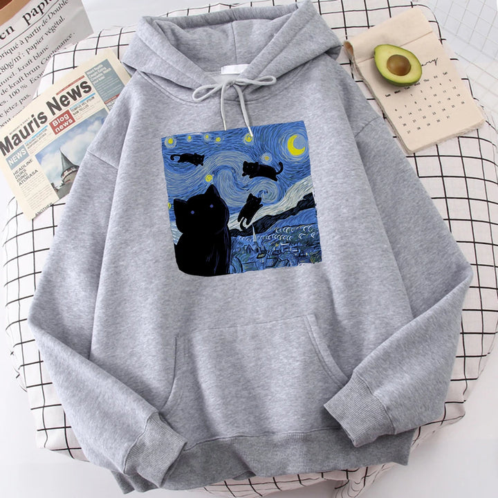 Starry Cat Hoodie