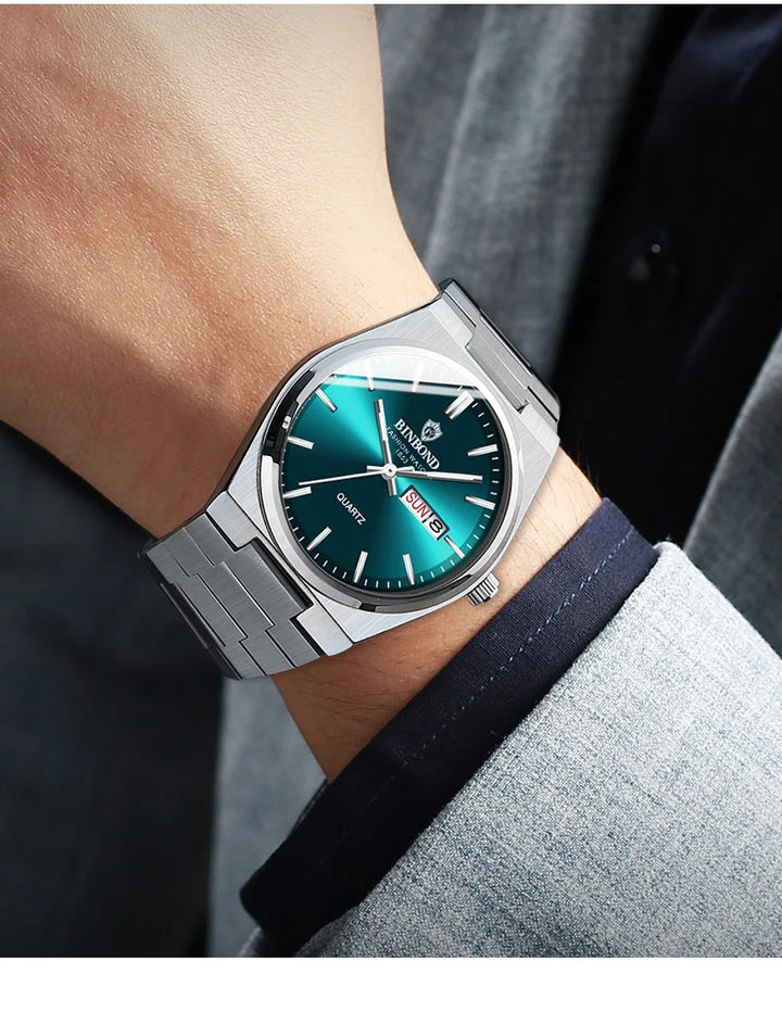 BINBOND Men's Business Quartz Watch