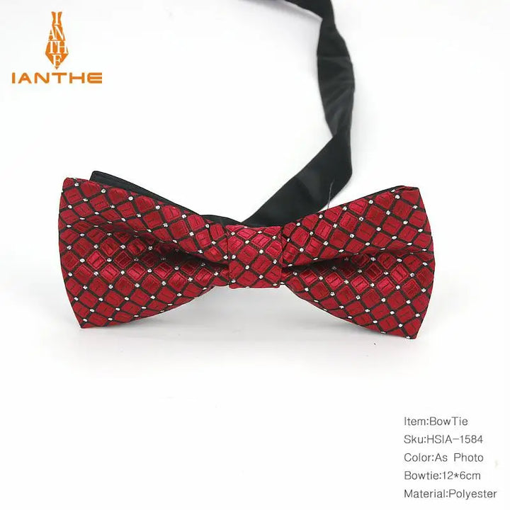 Men's Formal Silk Bow Tie – Wedding & Business Wear