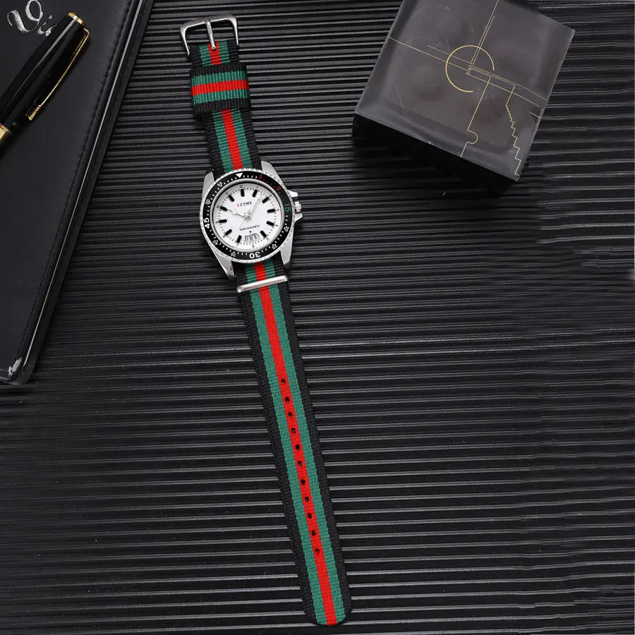 Nylon Strap Quartz Watch
