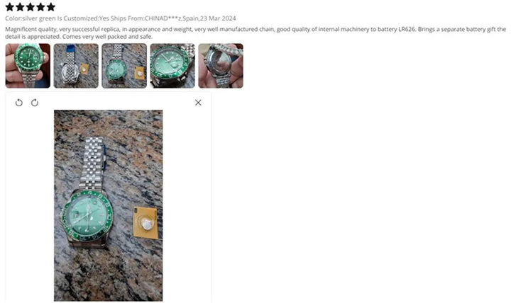 Stainless Steel Band Quartz Watch for Men