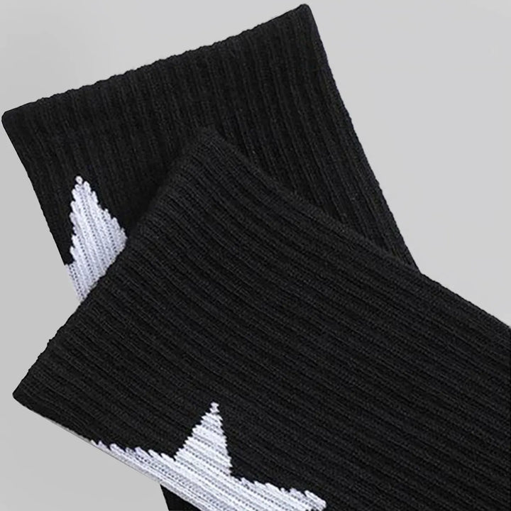 2 Pairs Men’s Socks – Black & White, Soft, Comfy, Everyday Wear.