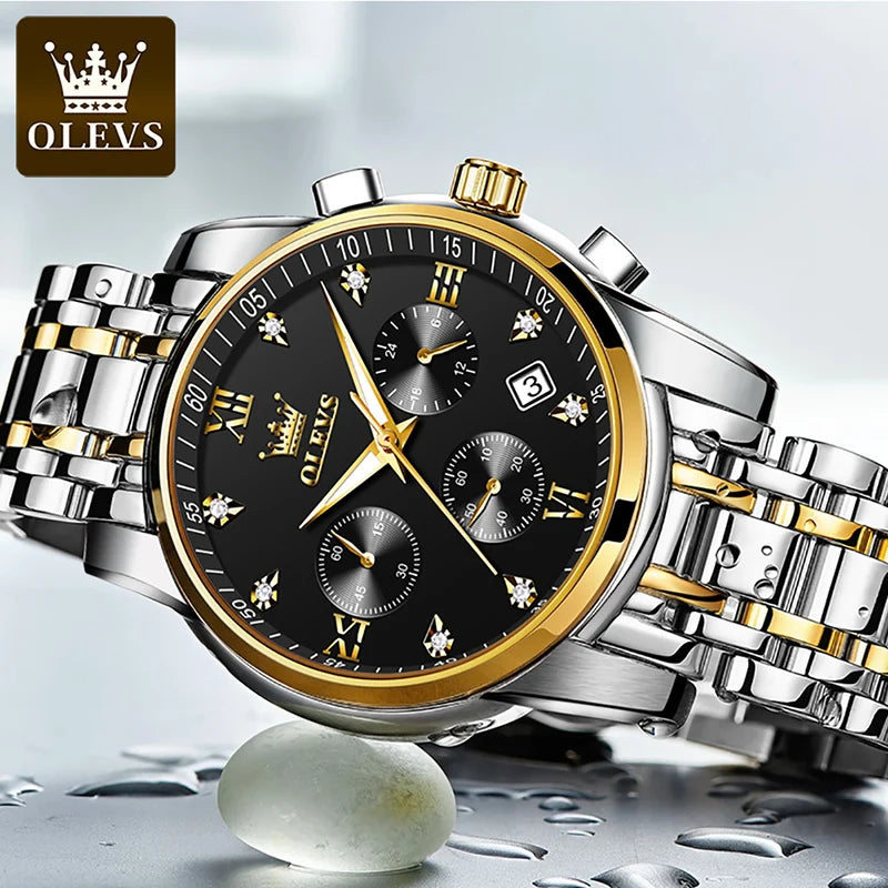 OLEVS Business Watch – Luminous Quartz Chronograph for Men