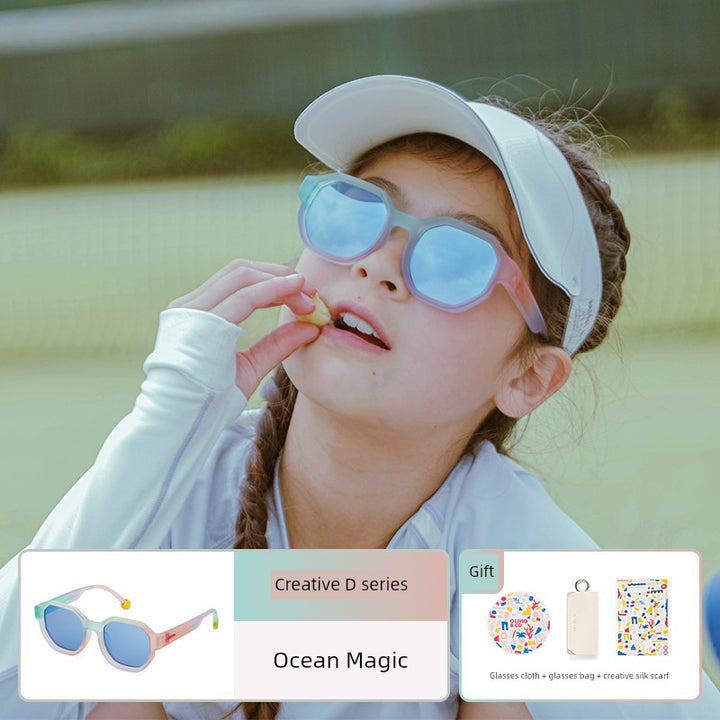 Olivioco Creative Parent-Child Eye Protection Men's and Women's Sunglasses
