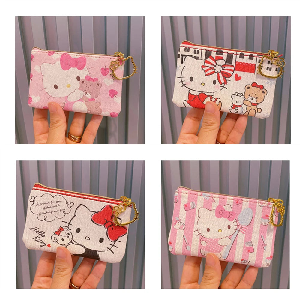 Hello Kitty Small Wallet – Kawaii My Melody Coin Purse for Girls & Kids