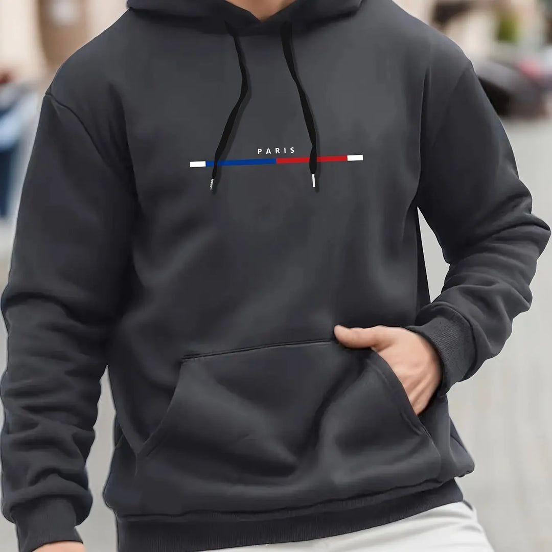 Paris Print Hoodie Tee