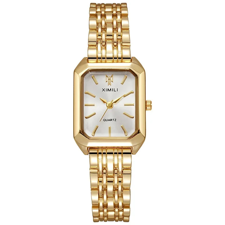 Luxury Stainless Steel Quartz Watch for Women