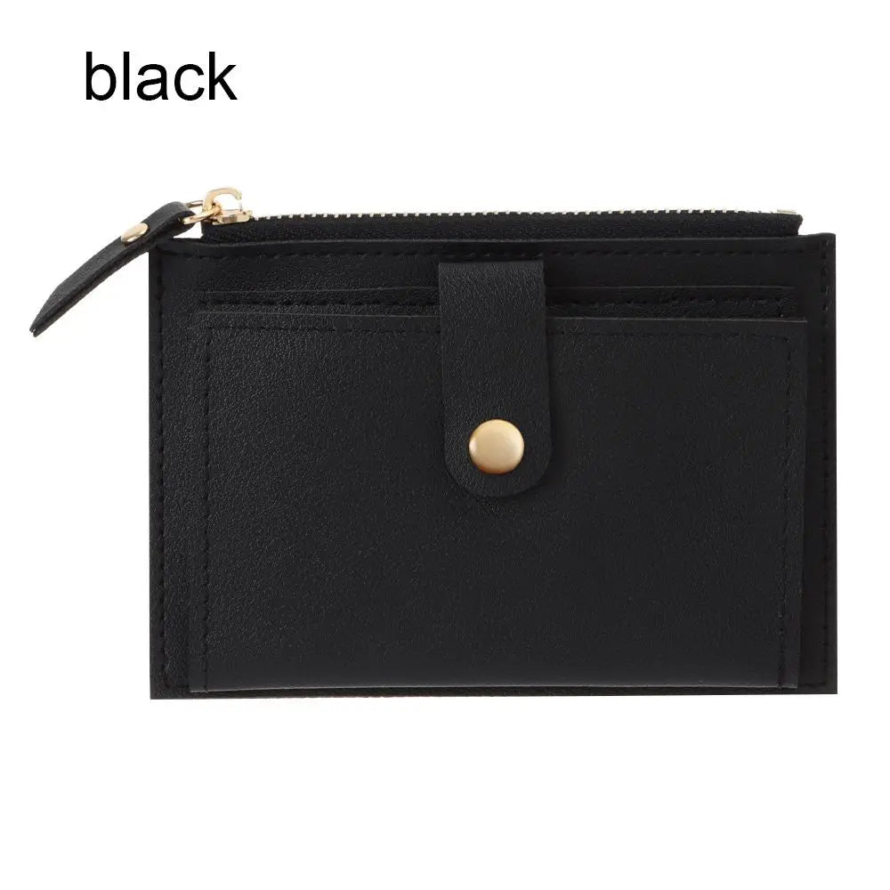 Cute Mini PU Leather Wallet – Coin Purse & Card Holder