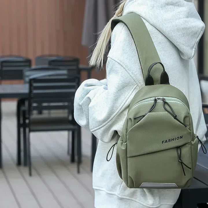 Unisex Stylish Nylon Crossbody Bag Fashionable Chest Pack Shoulder Bag for Everyday Use