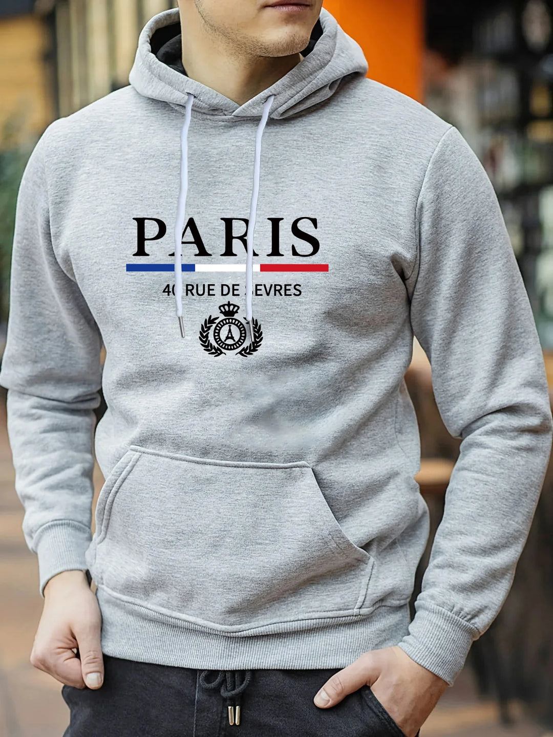 Paris Print Hoodie Tee