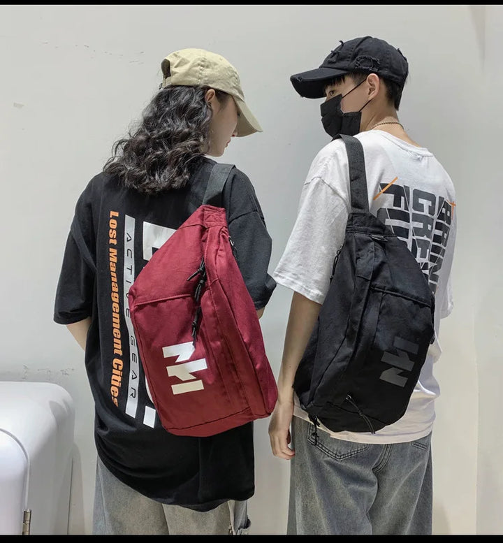 Unisex Fanny Pack – Large Capacity Waist & Chest Bag for Travel & Street Trend