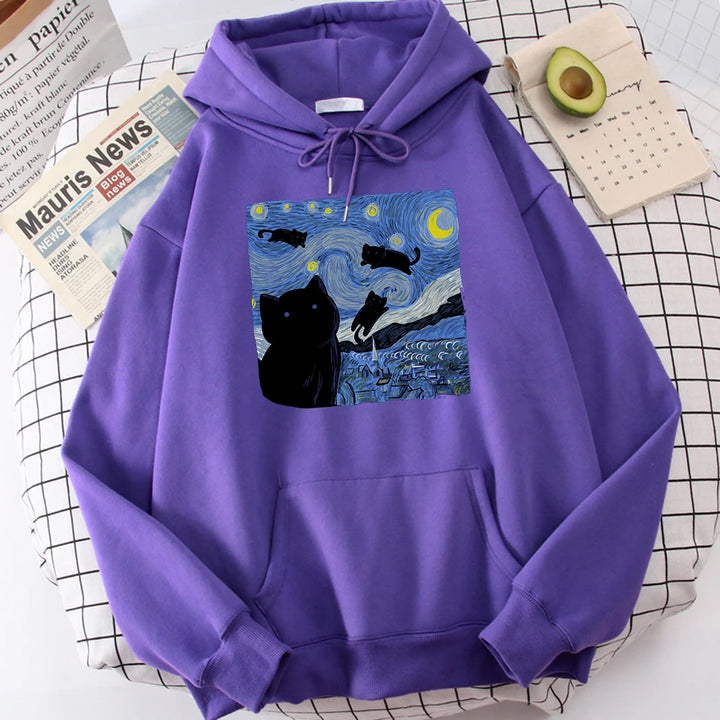 Starry Cat Hoodie