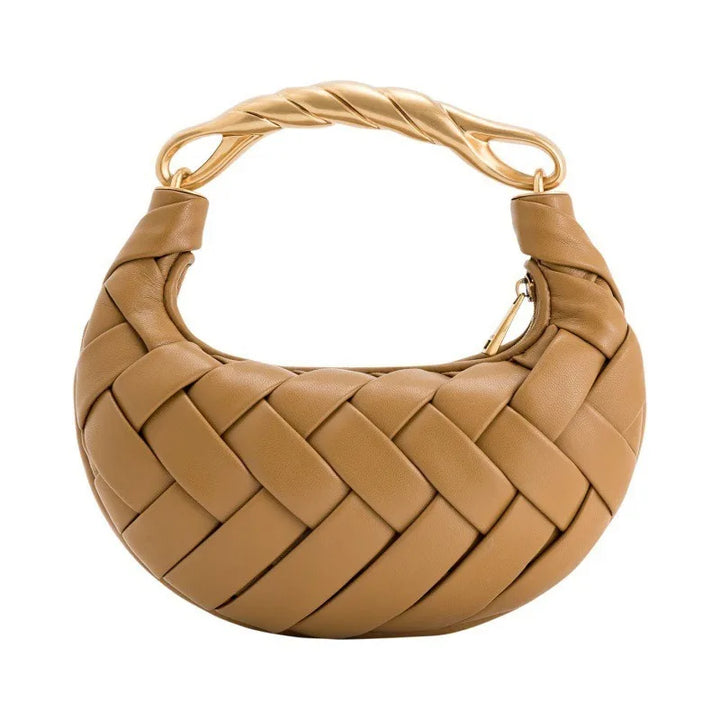 Hand-Held Woven Bag For Women 2025 New versatile Iight luxury Niche High-end Fashion Exquisite Crossbody Dumpling Bag