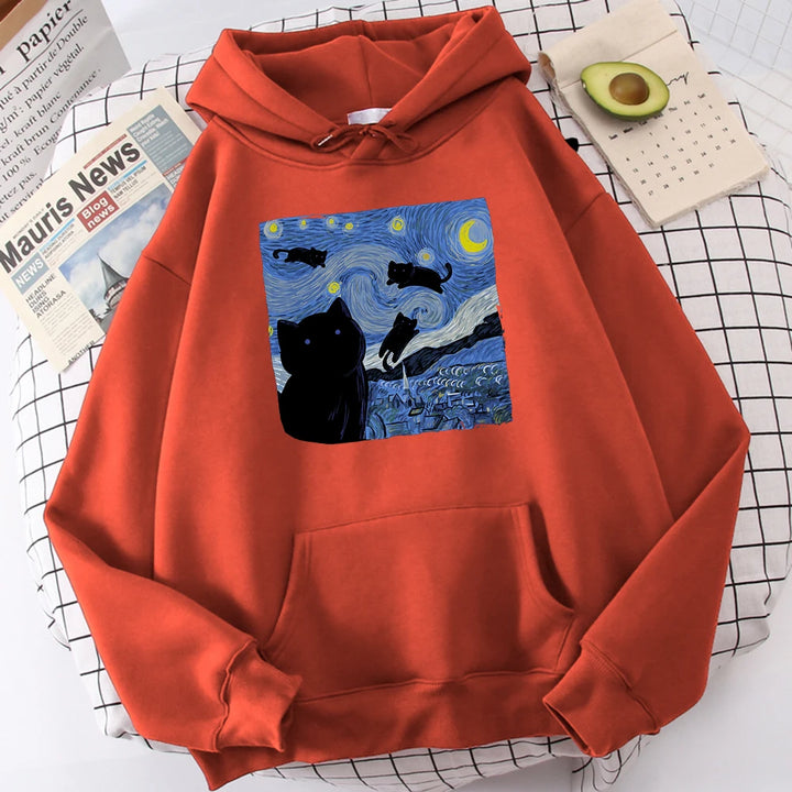 Starry Cat Hoodie