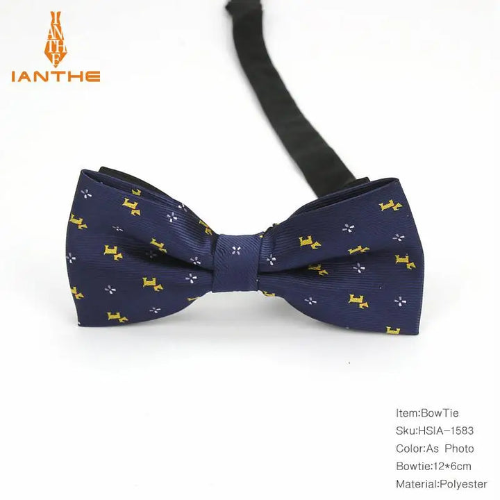 Men's Formal Silk Bow Tie – Wedding & Business Wear
