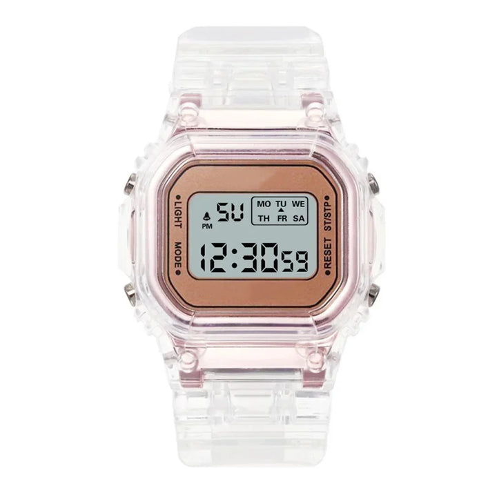 Transparent LED Sports Watch