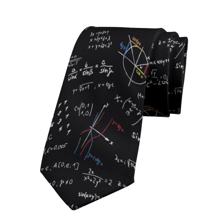 Creative Mathematical Formula Tie – Science & Business Accessories