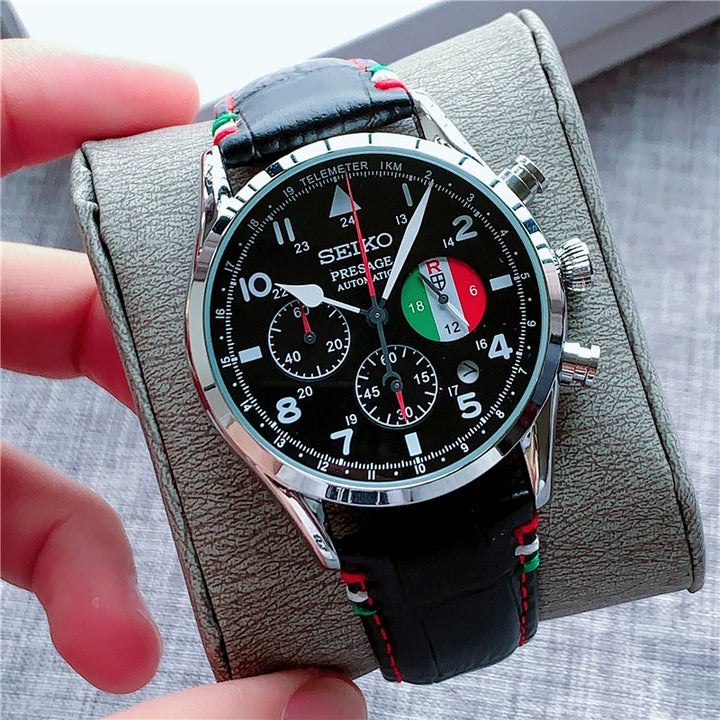 Classic Men's Leather Quartz Watch