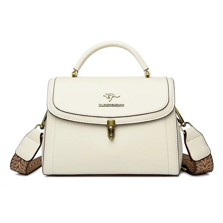 High Quality PU Leather Handbag Purse Women's Bag Solid Color Shoulder Crossbody Bags Lady Messenger Small Tote for Women Girls