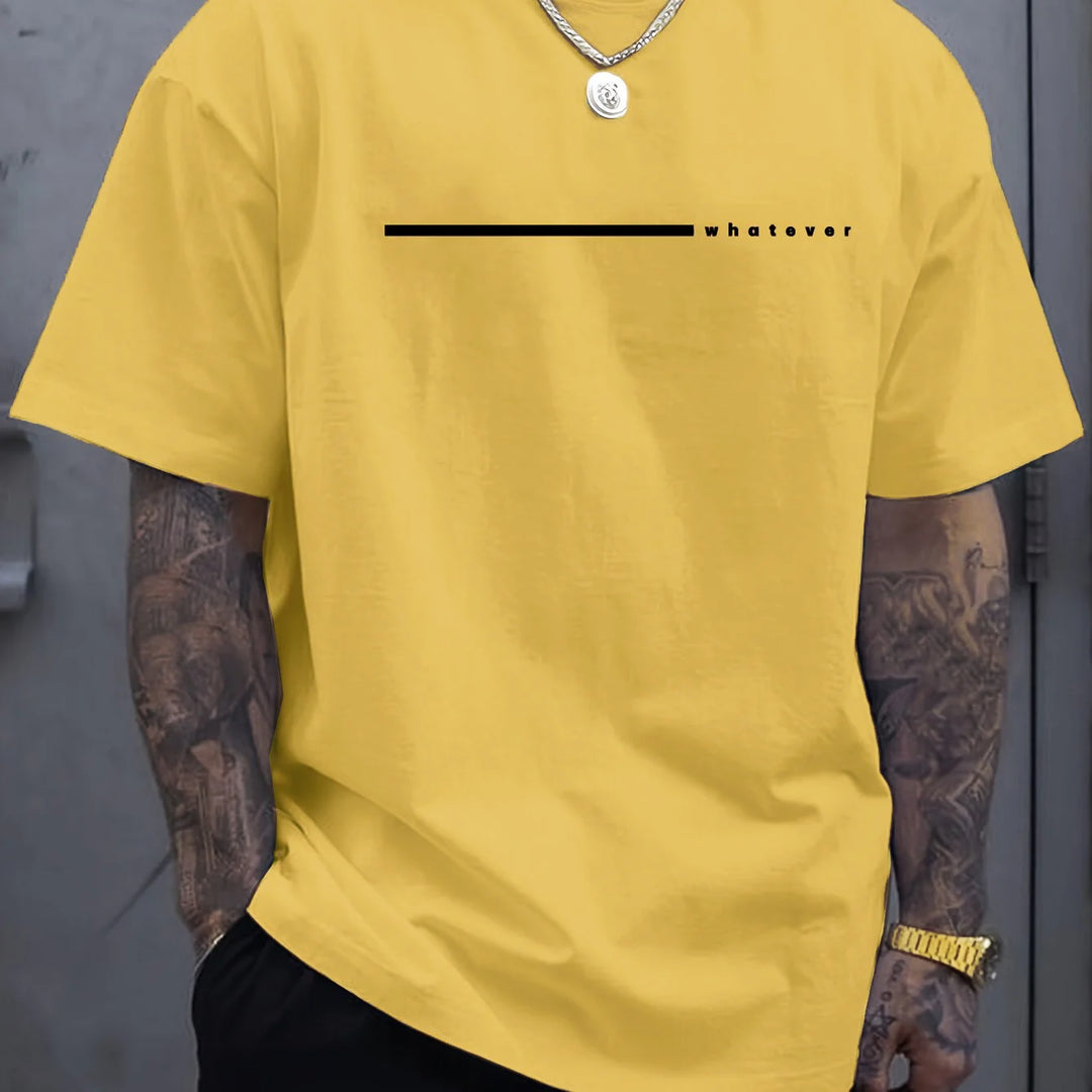 Whatever Print Cotton T-Shirt