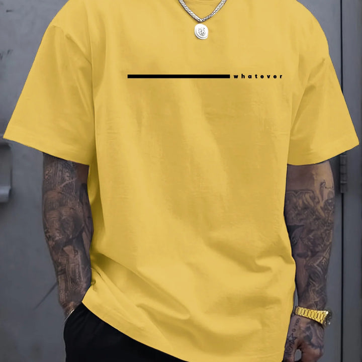 Whatever Print Cotton T-Shirt