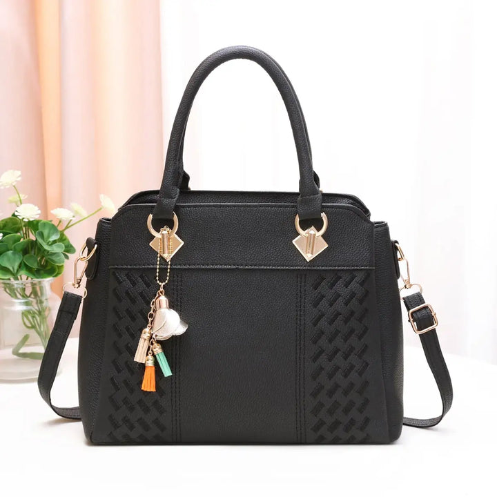 Fashionable Embroidered Handbag for Women, Crossbody, Flow, Su, Large Capacity Women's Shoulder Bag