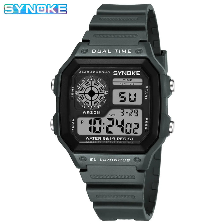 Synoke LED Watch – Waterproof Multifunction for Outdoor & Running