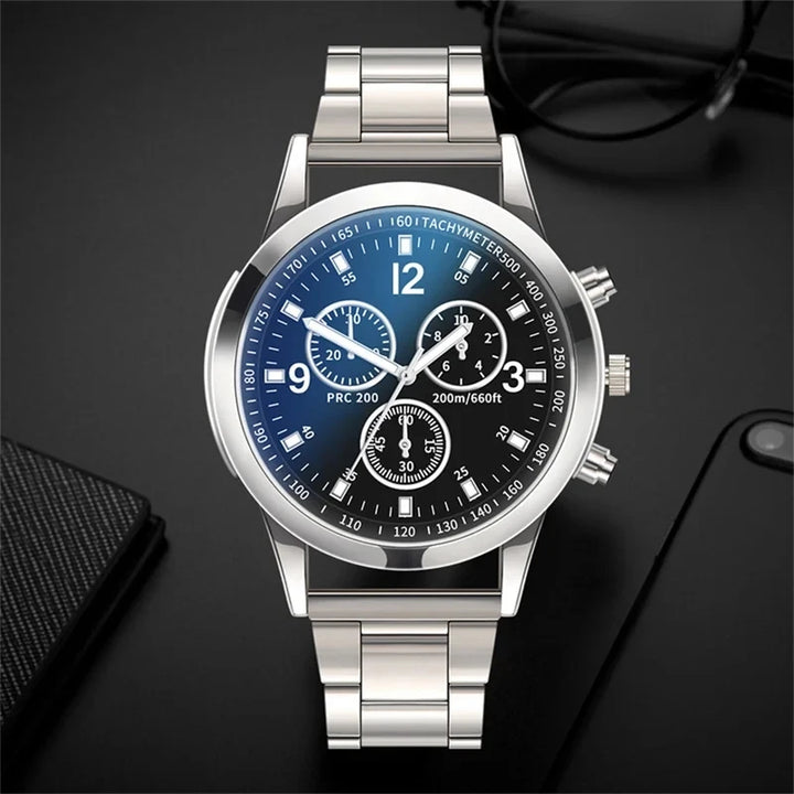 Luxury Business Watch – Men’s Stainless Steel Quartz Timepiece