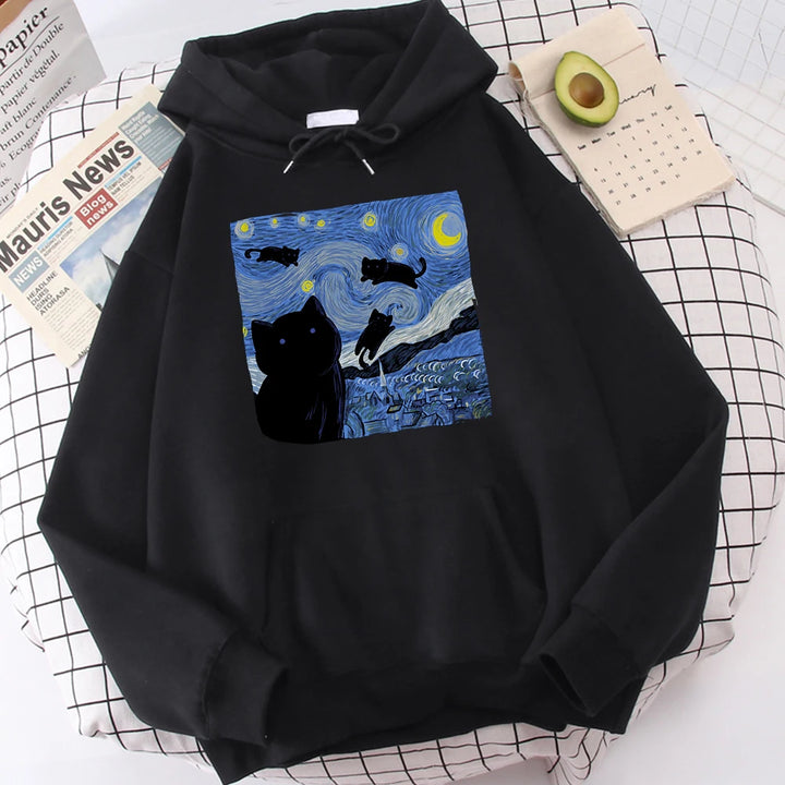 Starry Cat Hoodie